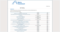 Desktop Screenshot of jobposting.mairetecnimont.it