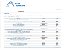 Tablet Screenshot of jobposting.mairetecnimont.it